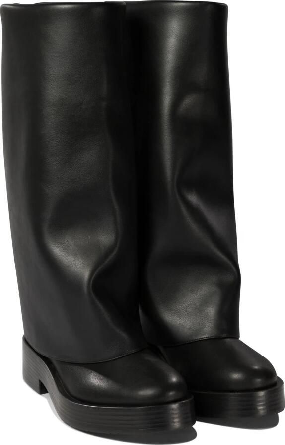 Casadei Zwarte enkellaarzen gelaagd ontwerp Black Dames - Foto 8