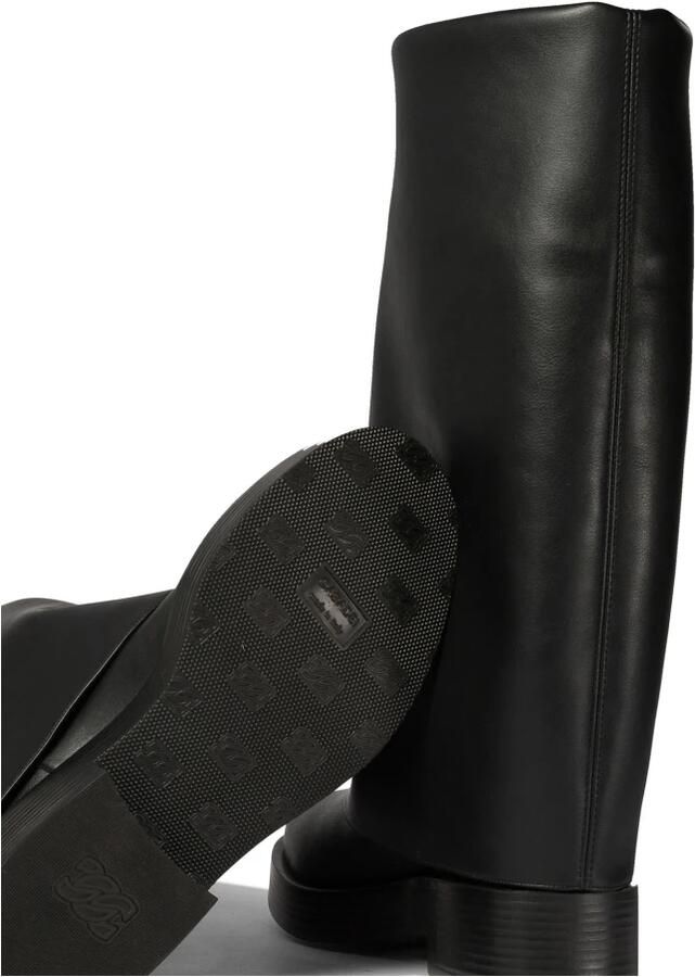 Casadei Zwarte enkellaarzen gelaagd ontwerp Black Dames - Foto 5