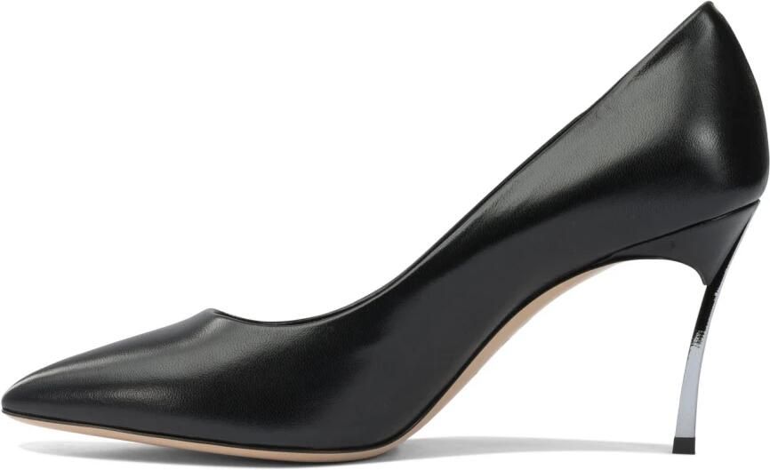 Casadei Zwarte Leren Elegante Pumps