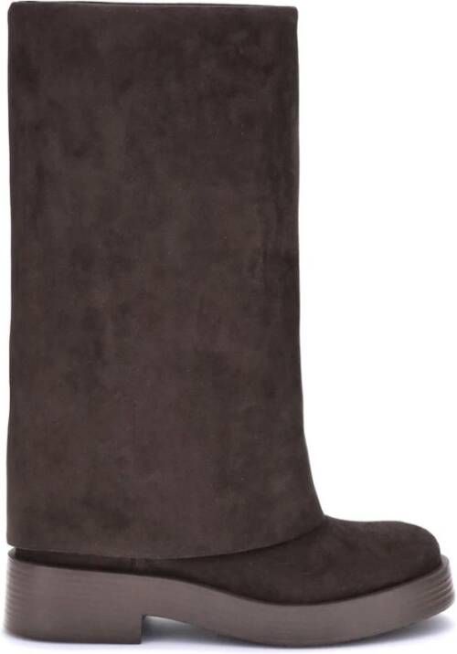 Casadei Charlie Laarzen in Carob Suède