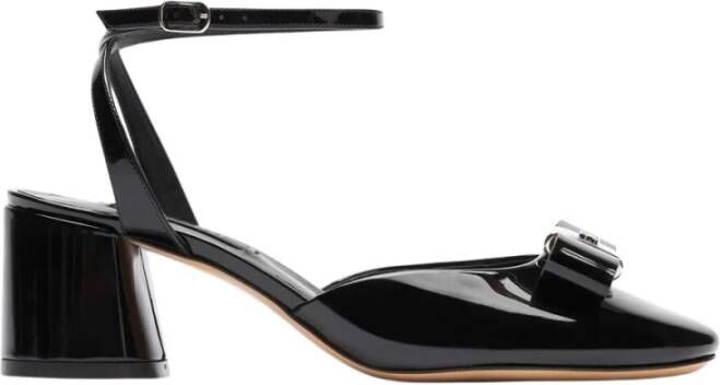 Casadei Cleo Lakleren Open Pumps