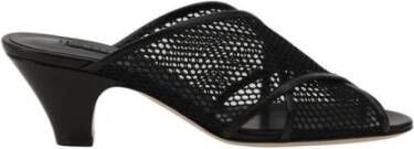 Casadei Zwarte Slingback Hakken Sandalen