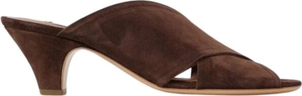 Casadei Elegante Suède Hakken Sandalen Vrouw
