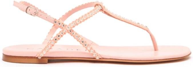 Casadei Flat Sandals Pink Dames