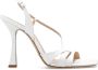 Casadei Geraldine glanzende sandalen met hak White Dames - Thumbnail 1