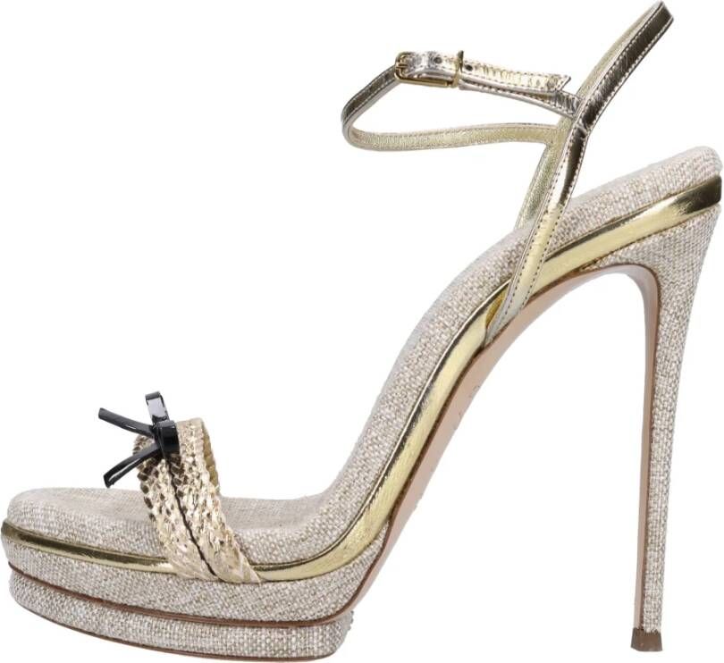 Casadei Gouden Sandalen