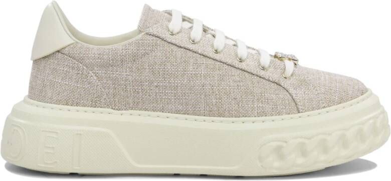Casadei Gouden Sneakers Verhoog Stijl Dag-Nacht