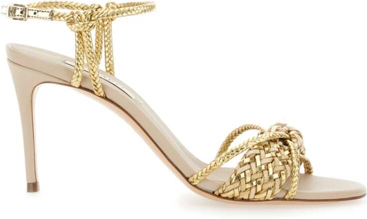 Casadei Grijze Marbella Sandalen