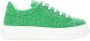 Casadei Groene Leren Sneaker Vetersluiting Comfortabel Green Dames - Thumbnail 13