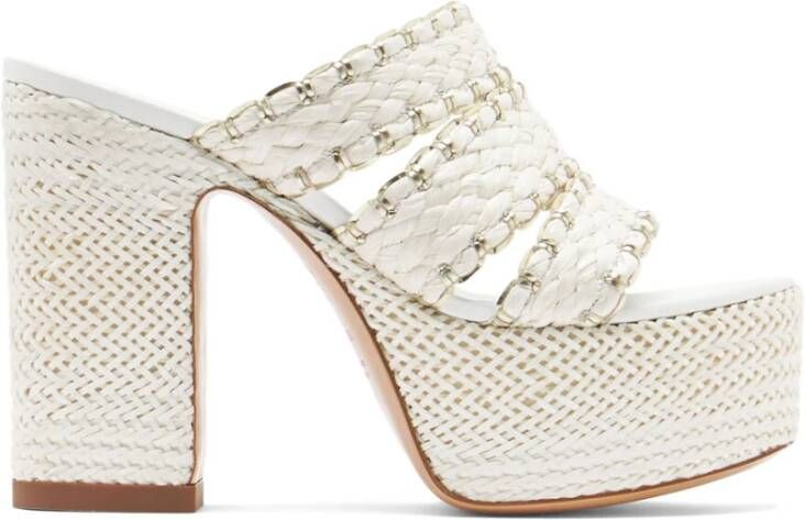 Casadei Heeled Mules White Dames
