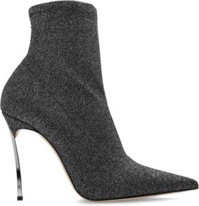 Casadei Hoge hak enkellaarsjes 'Super Blade' Grijs Dames