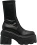 Casadei Zwarte Maxxxi Stretch Enkellaars Black Dames - Thumbnail 1