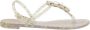 Casadei Kristallen Jelly Sandalen met Swarovski Versieringen Yellow Dames - Thumbnail 1