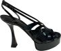 Casadei Lakleren Enkelband Sandalen Black Dames - Thumbnail 1