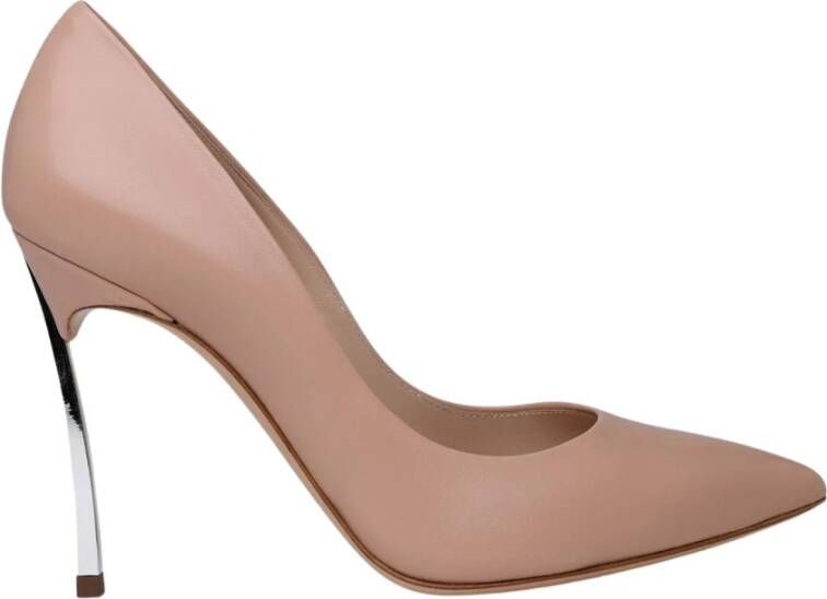 Casadei Leren Decollette Blade Pumps