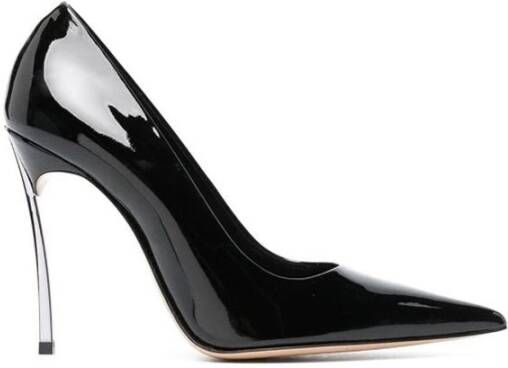 Casadei Super Blade glanzende stiletto pumps Zwart Dames