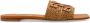 Casadei Leren slippers met logo - Thumbnail 1
