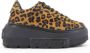 Casadei Luipaard Suède Sneaker met 75mm Sleehak - Thumbnail 1