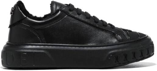 Casadei Luxe Platform Sneakers Black Dames