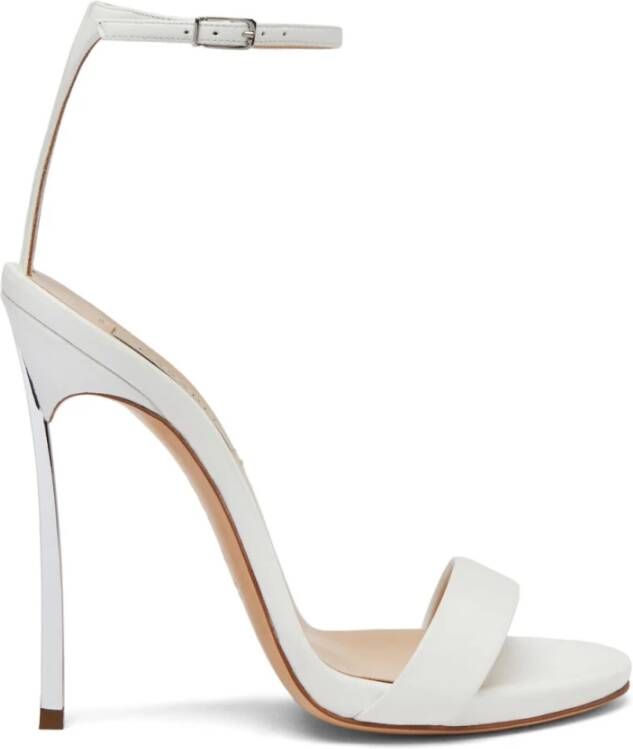Casadei Marta Leren Sandaal White Dames