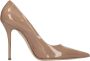 Casadei Julia glanzende stiletto pumps Beige Dames - Thumbnail 1