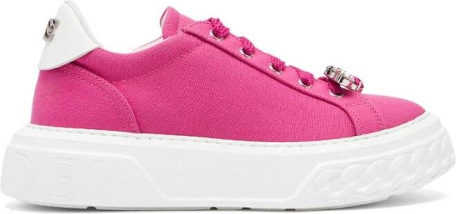 Casadei Moderne Off Road Queen Bee Sneakers voor Vrouwen Pink Dames