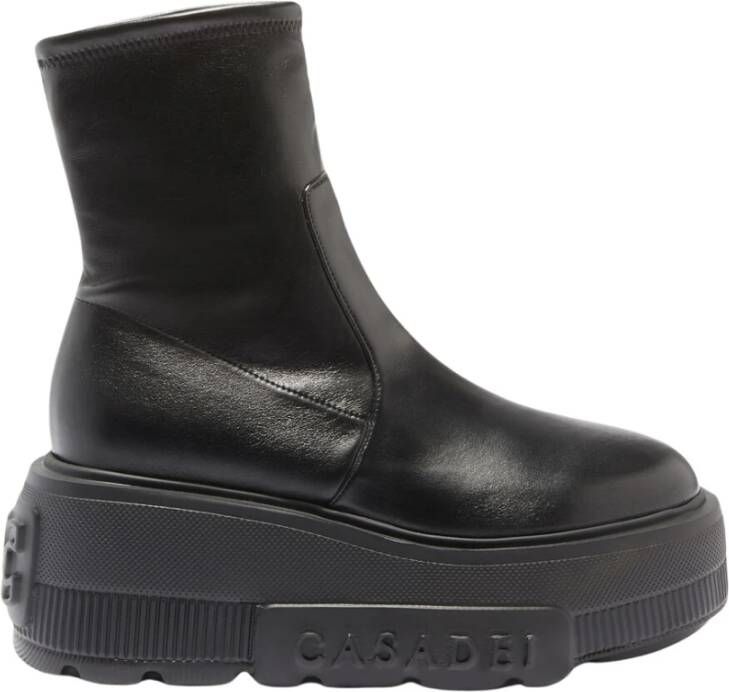 Casadei Nexus Enkellaars: Tijdloze Moderne Uitstraling Black Dames