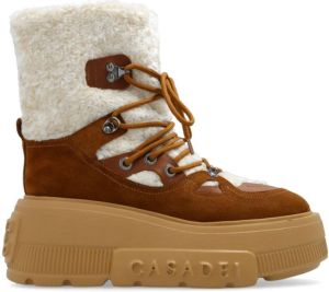 Casadei Nexus Skipass platform laarzen Bruin Dames