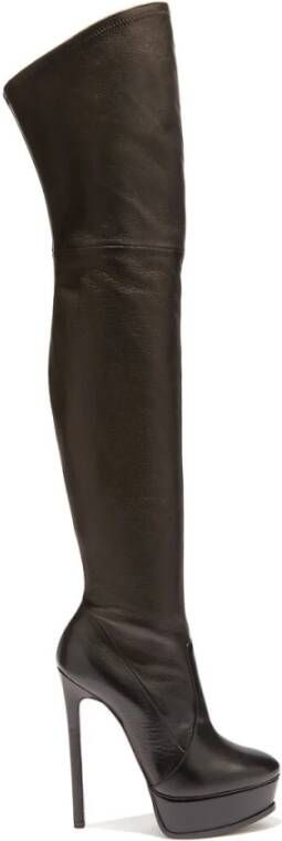 Casadei Over-knee Boots Black Dames