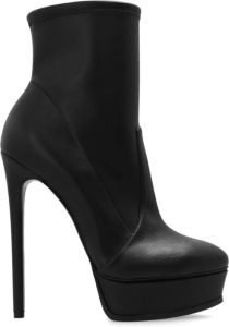 Casadei Platform enkellaarzen Zwart Dames