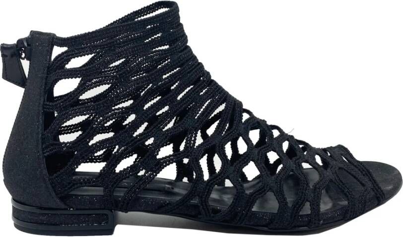 Casadei Platte sandalen Zwart Dames