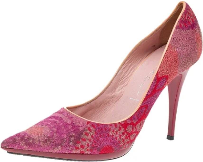 Casadei Pre-owned Fabric heels Multicolor Dames