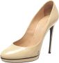 Casadei Pre-owned Leather heels Beige Dames - Thumbnail 1