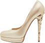 Casadei Pre-owned Leather heels Beige Dames - Thumbnail 1