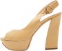 Casadei Pre-owned Leather heels Beige Dames - Thumbnail 1