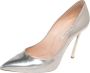 Casadei Pre-owned Leather heels Gray Dames - Thumbnail 1