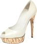 Casadei Pre-owned Leather heels White Dames - Thumbnail 1
