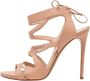 Casadei Pre-owned Leather sandals Beige Dames - Thumbnail 1
