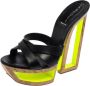 Casadei Pre-owned Leather sandals Black Dames - Thumbnail 1