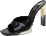 Casadei Pre-owned Leather sandals Black Dames - Thumbnail 1