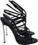 Casadei Pre-owned Leather sandals Black Dames - Thumbnail 1