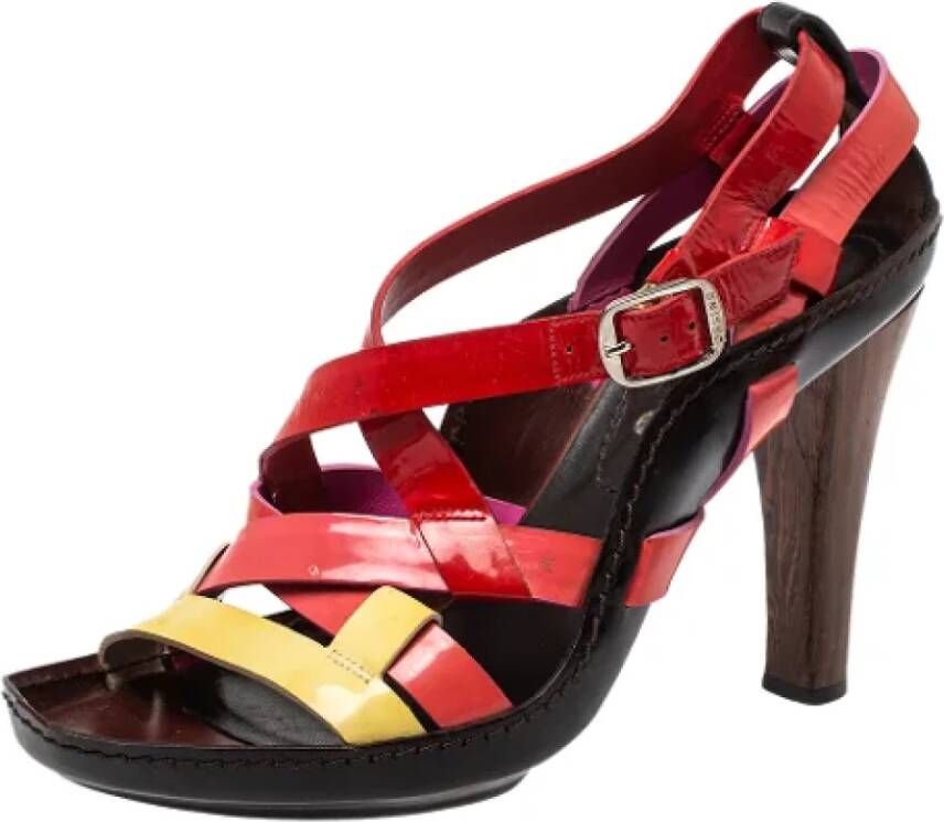 Casadei Pre-owned Leather sandals Multicolor Dames