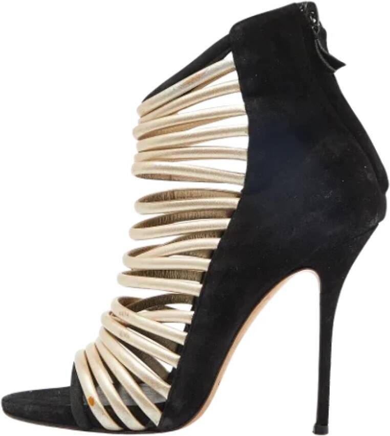 Casadei Pre-owned Leather sandals Multicolor Dames
