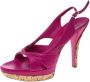 Casadei Pre-owned Leather sandals Pink Dames - Thumbnail 1