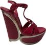 Casadei Pre-owned Leather sandals Pink Dames - Thumbnail 1