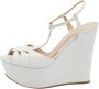 Casadei Pre-owned Leather sandals White Dames - Thumbnail 1
