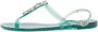 Casadei Pre-owned Rubber flats Green Dames - Thumbnail 1