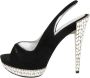 Casadei Pre-owned Suede heels Black Dames - Thumbnail 1