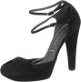 Casadei Pre-owned Suede heels Black Dames - Thumbnail 1