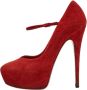 Casadei Pre-owned Suede heels Red Dames - Thumbnail 1